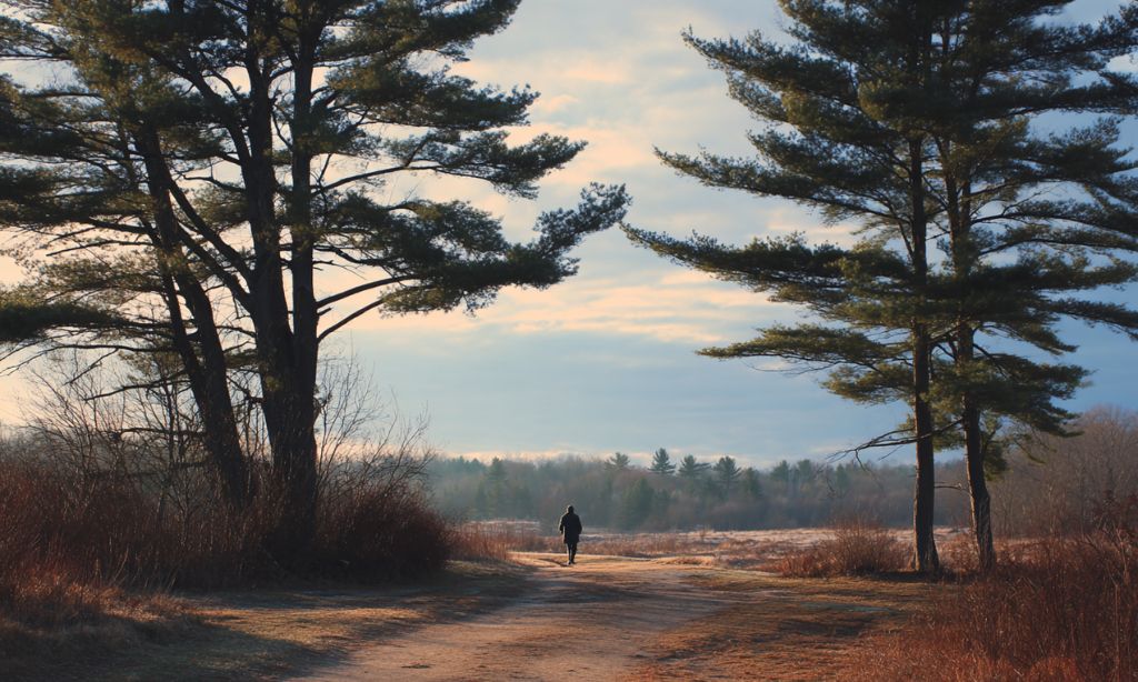 Peaceful Massachusetts setting symbolizing hope and recovery
