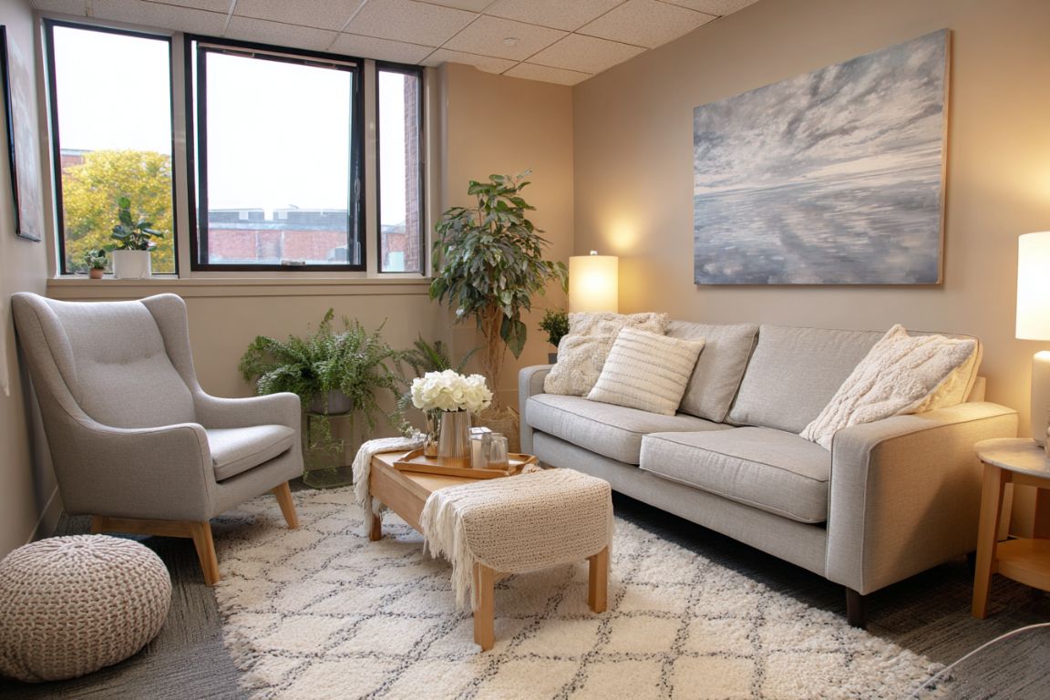 Trauma-informed addiction treatment Massachusetts therapy setting