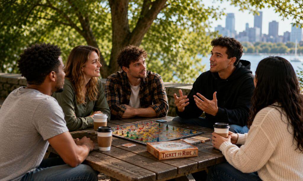 Young adults in recovery participating in sober social activity in Massachusetts
